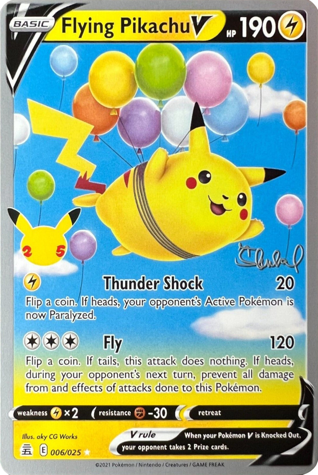 Flying Pikachu V (006/025) (ADP - Ondrej Skubal) [World Championships 2022] | GnG Games