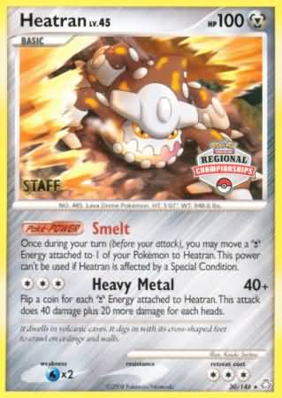 Heatran (30/146) (Regional Championships Staff) [Diamond & Pearl: Legends Awakened] | GnG Games
