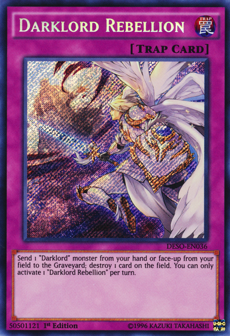 Darklord Rebellion [DESO-EN036] Secret Rare | GnG Games