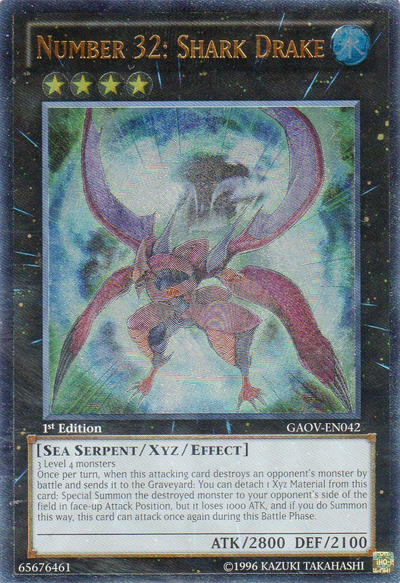 Number 32: Shark Drake (UTR) [GAOV-EN042] Ultimate Rare | GnG Games