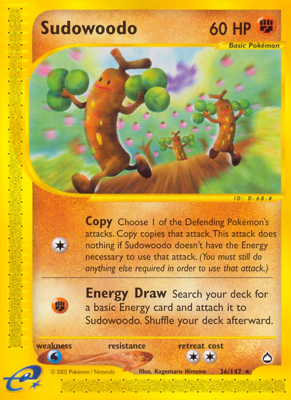 Sudowoodo (36/147) [Aquapolis] | GnG Games