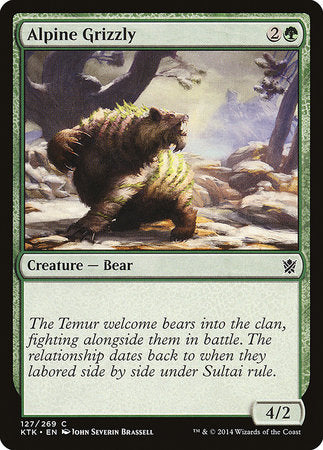 Alpine Grizzly [Khans of Tarkir] | GnG Games