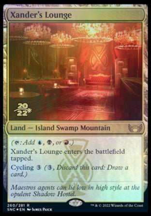 Xander's Lounge [Streets of New Capenna Prerelease Promos] | GnG Games