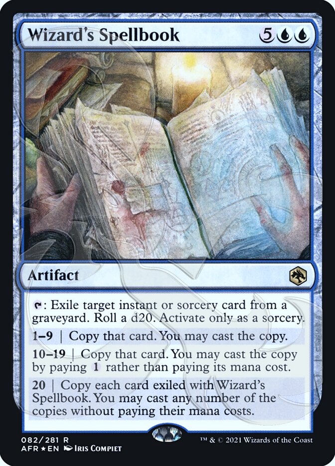 Wizard's Spellbook (Ampersand Promo) [Dungeons & Dragons: Adventures in the Forgotten Realms Promos] | GnG Games