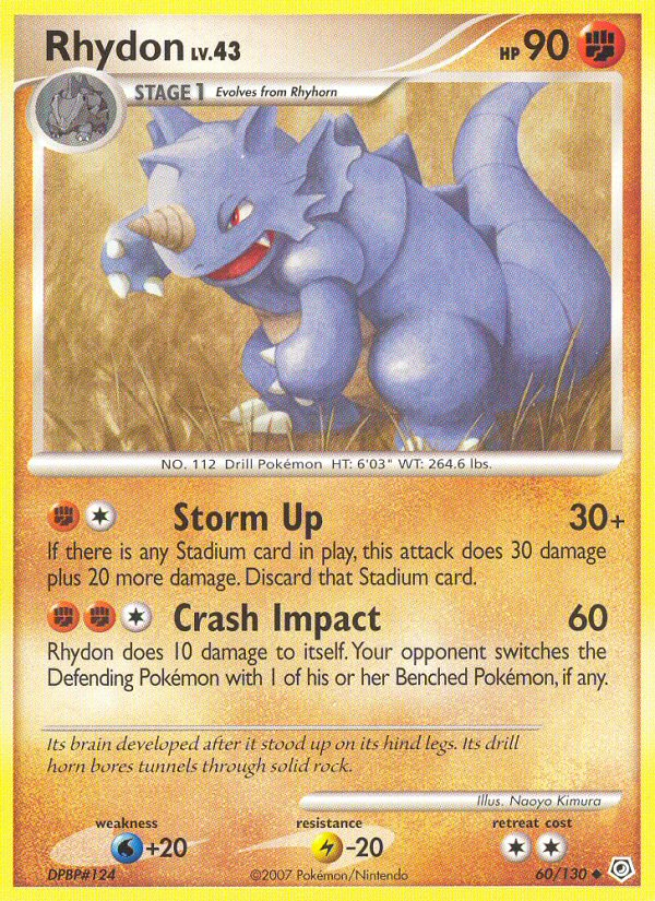 Rhydon (60/130) [Diamond & Pearl: Base Set] | GnG Games