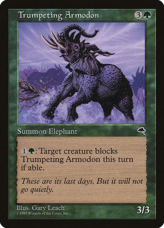 Trumpeting Armodon [Tempest] | GnG Games