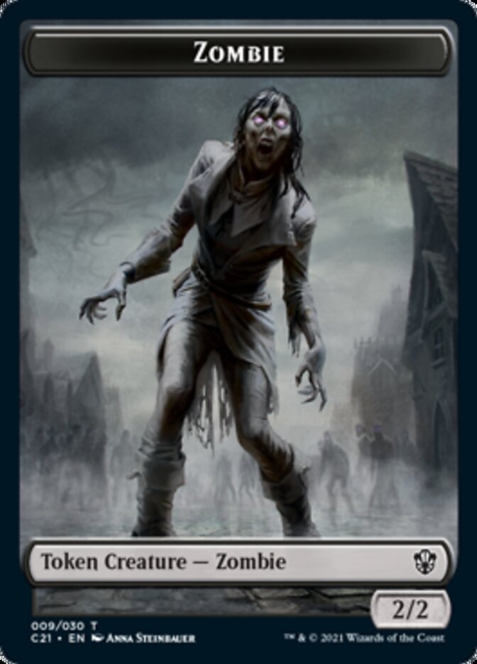 Zombie // Spirit Token [Commander 2021 Tokens] | GnG Games