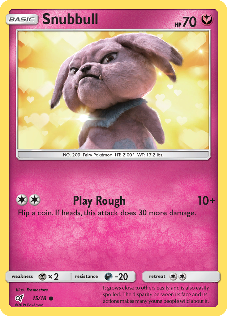 Snubbull (15/18) [Sun & Moon: Detective Pikachu] | GnG Games