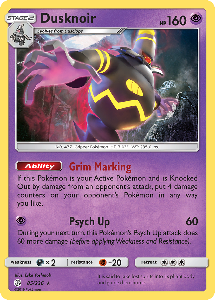 Dusknoir (85/236) [Sun & Moon: Cosmic Eclipse] | GnG Games