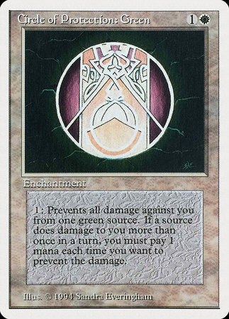 Circle of Protection: Green [Summer Magic / Edgar] | GnG Games