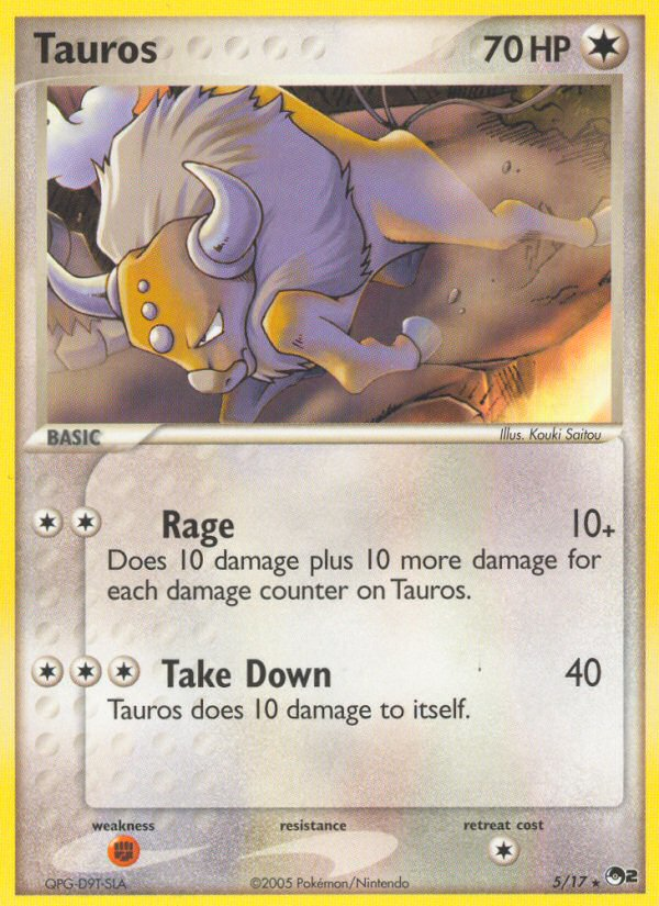 Tauros (5/17) [POP Series 2] | GnG Games