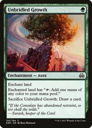 Unbridled Growth [Aether Revolt] | GnG Games