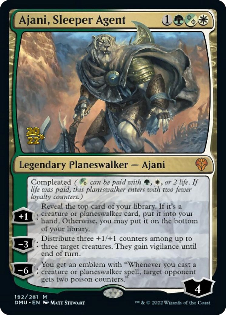 Ajani, Sleeper Agent [Dominaria United Prerelease Promos] | GnG Games