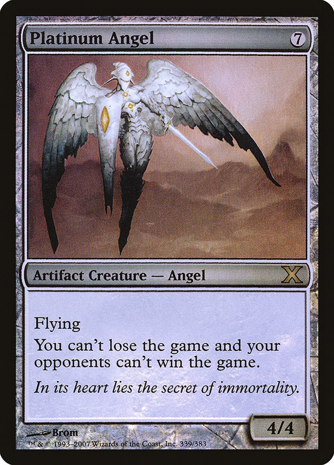 Platinum Angel (Premium Foil) [Tenth Edition] | GnG Games