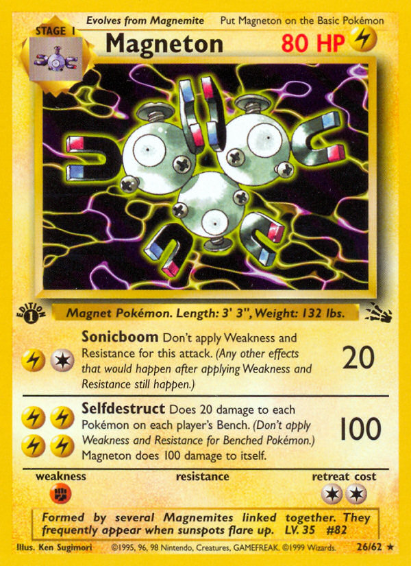 Magneton (26/62) [Fossil 1st Edition] | GnG Games