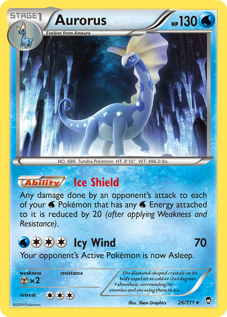 Aurorus (26/111) [XY: Furious Fists] | GnG Games