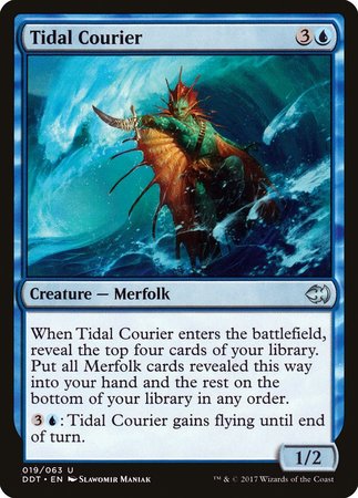 Tidal Courier [Duel Decks: Merfolk vs. Goblins] | GnG Games