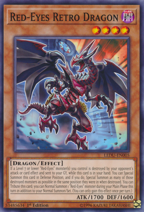 Red-Eyes Retro Dragon [LEDU-EN005] Common | GnG Games