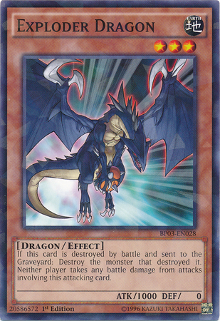 Exploder Dragon (Shatterfoil) [BP03-EN028] Common | GnG Games