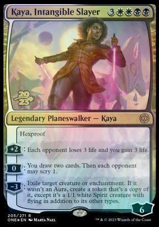 Kaya, Intangible Slayer [Phyrexia: All Will Be One Prerelease Promos] | GnG Games