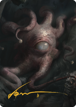 Consuming Aberration Art Card (Gold-Stamped Signature) [Commander Legends: Battle for Baldur's Gate Art Series] | GnG Games