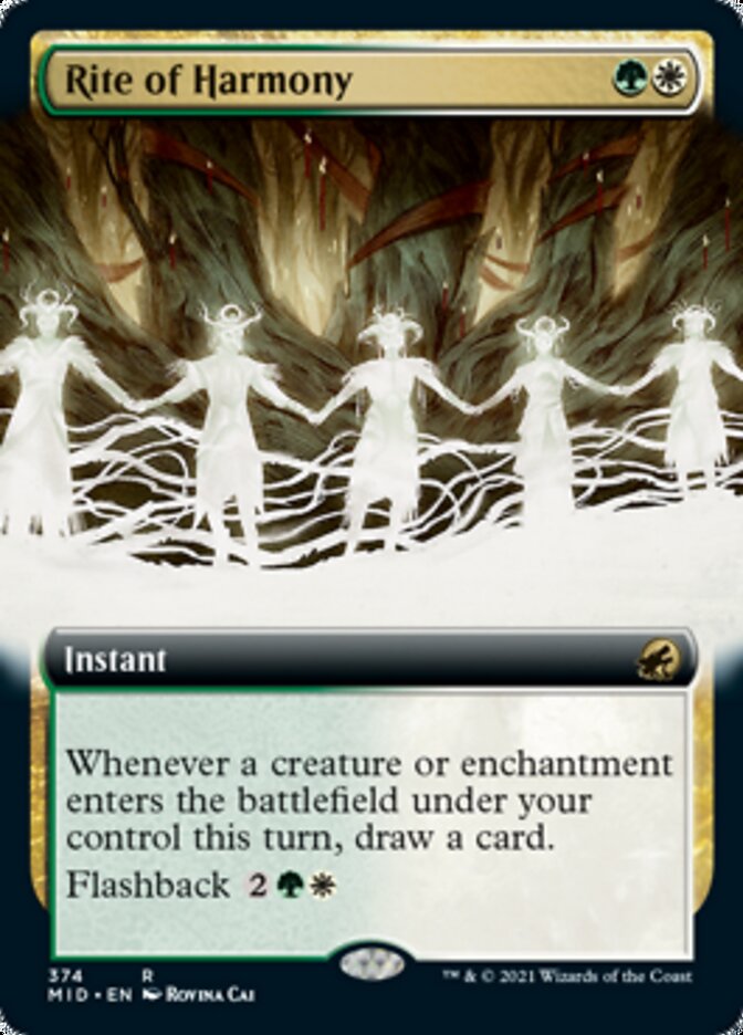 Rite of Harmony (Extended) [Innistrad: Midnight Hunt] | GnG Games