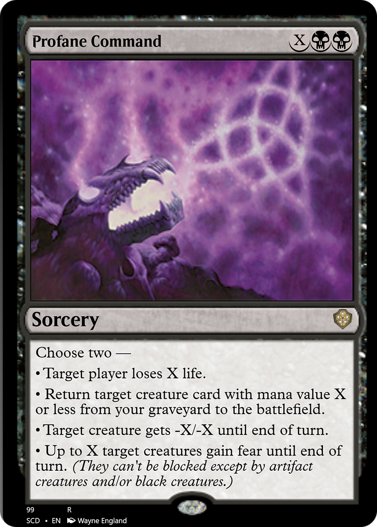 Profane Command [Starter Commander Decks] | GnG Games
