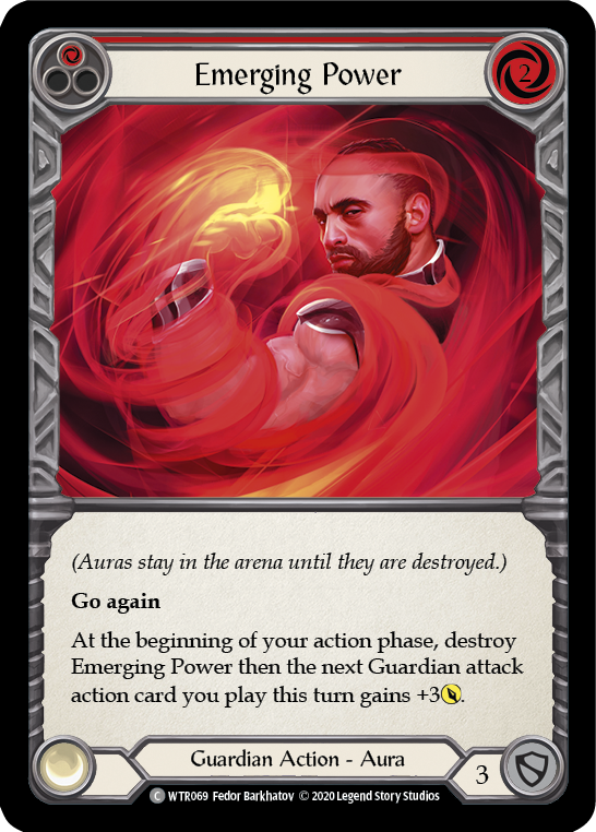 Emerging Power (Red) [U-WTR069] (Welcome to Rathe Unlimited)  Unlimited Rainbow Foil | GnG Games