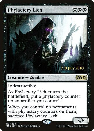 Phylactery Lich [Core Set 2019 Promos] | GnG Games