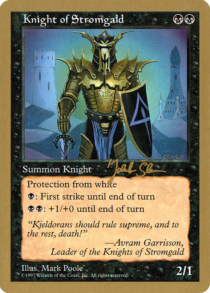 Knight of Stromgald (Jakub Slemr) [World Championship Decks 1997] | GnG Games