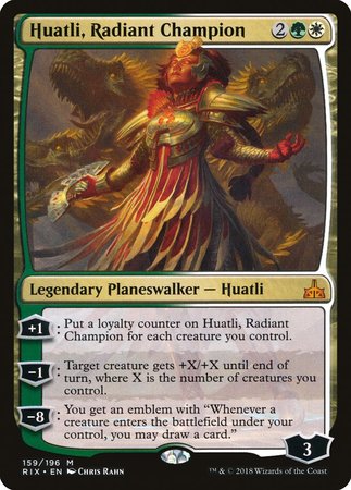 Huatli, Radiant Champion [Rivals of Ixalan] | GnG Games