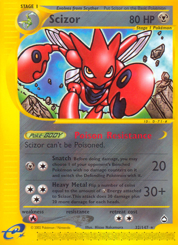 Scizor (32/147) [Aquapolis] | GnG Games