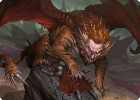 Manticore Art Card [Dungeons & Dragons: Adventures in the Forgotten Realms Art Series] | GnG Games