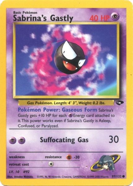 Sabrina's Gastly (97/132) [Gym Challenge Unlimited] | GnG Games