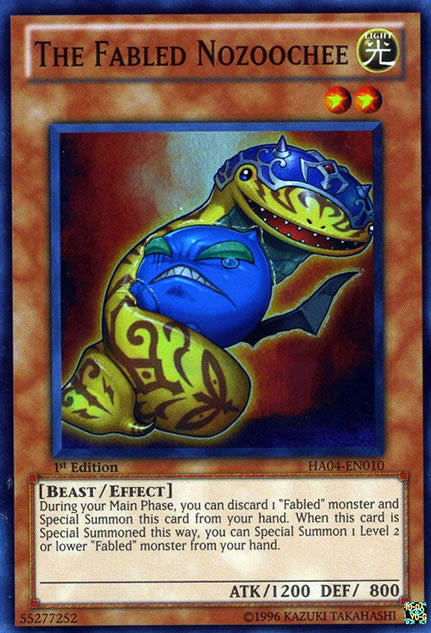 The Fabled Nozoochee [HA04-EN010] Super Rare | GnG Games