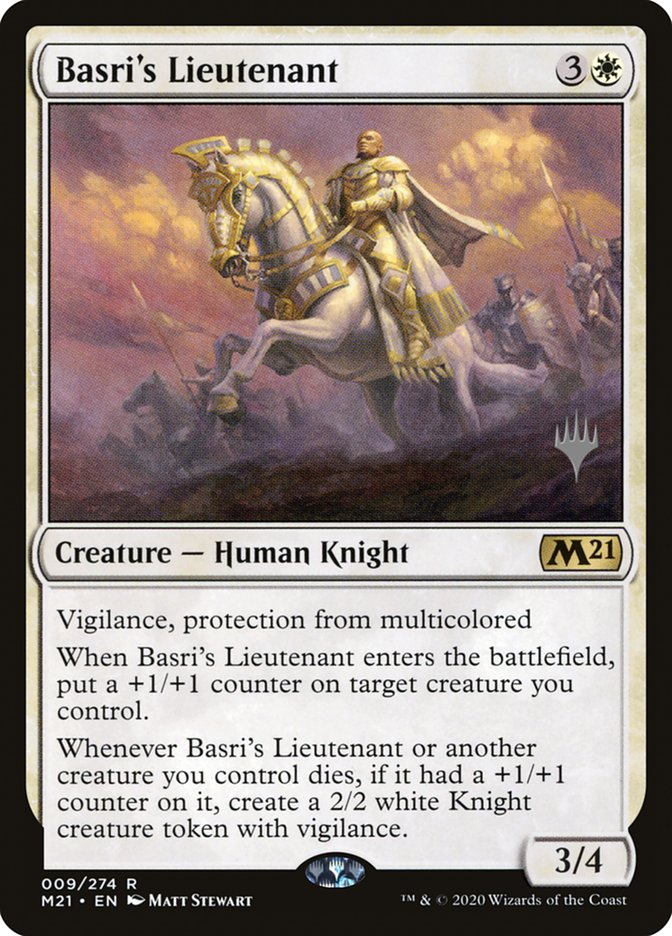 Basri's Lieutenant (Promo Pack) [Core Set 2021 Promos] | GnG Games