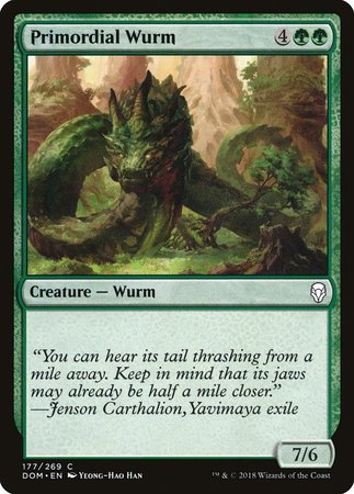 Primordial Wurm [Dominaria] | GnG Games