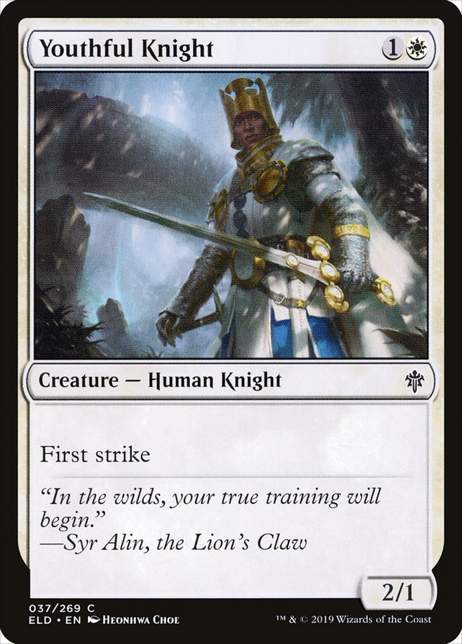 Youthful Knight [Throne of Eldraine] | GnG Games