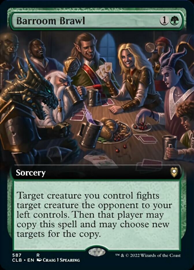 Barroom Brawl (Extended Art) [Commander Legends: Battle for Baldur's Gate] | GnG Games