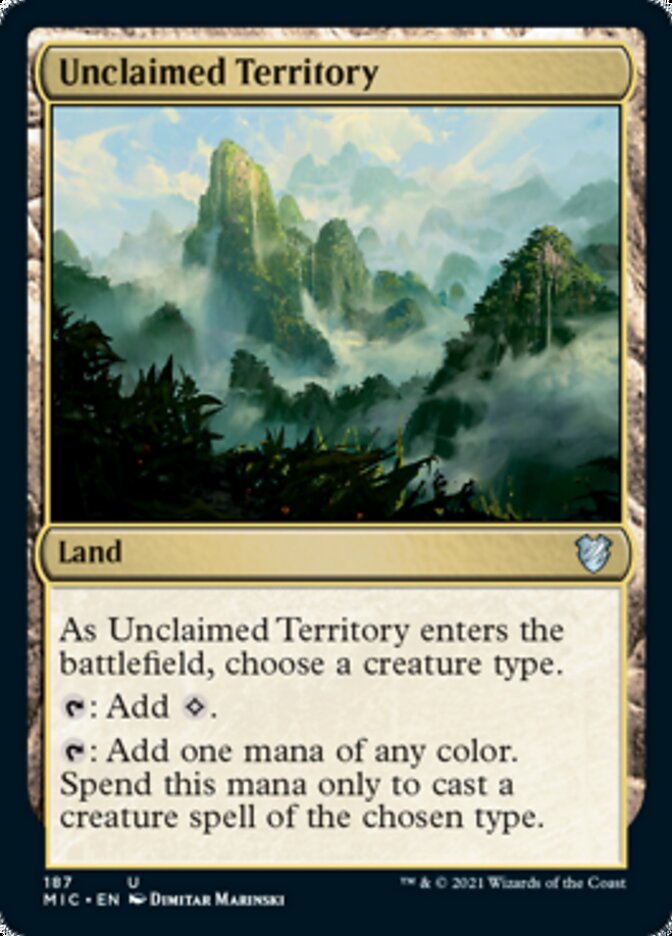 Unclaimed Territory [Innistrad: Midnight Hunt Commander] | GnG Games