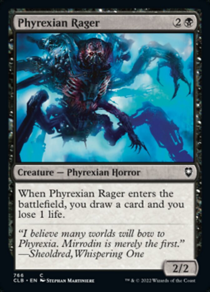 Phyrexian Rager [Commander Legends: Battle for Baldur's Gate] | GnG Games