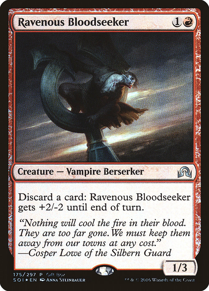 Ravenous Bloodseeker (Gift Box) [Shadows over Innistrad Promos] | GnG Games