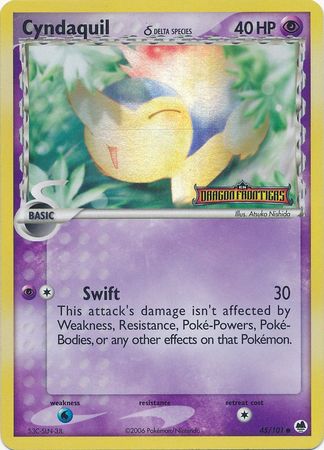Cyndaquil (45/101) (Delta Species) (Stamped) [EX: Dragon Frontiers] | GnG Games