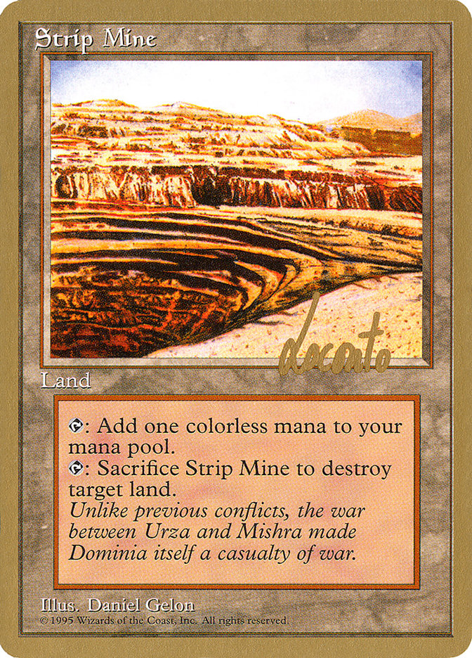 Strip Mine (Michael Loconto) [Pro Tour Collector Set] | GnG Games