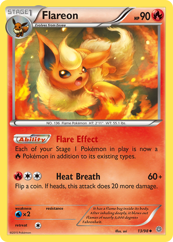 Flareon (13/98) [XY: Ancient Origins] | GnG Games