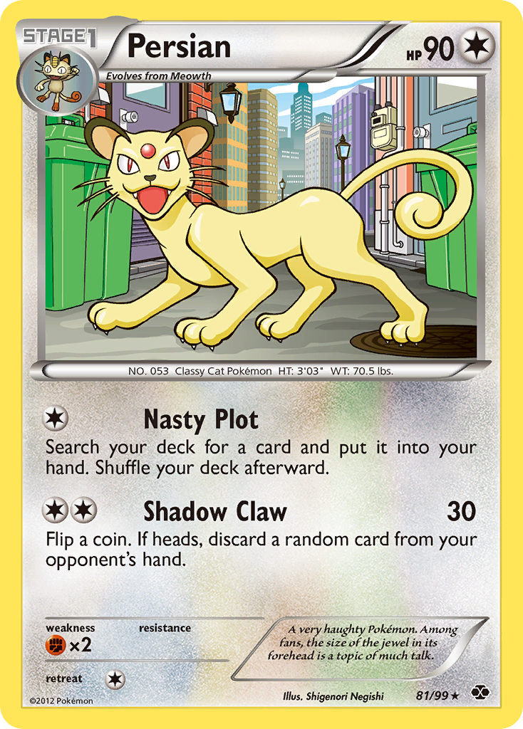 Persian (81/99) [Black & White: Next Destinies] | GnG Games