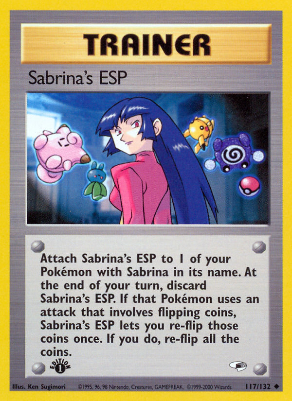 Sabrina's ESP (117/132) [Gym Heroes 1st Edition] | GnG Games