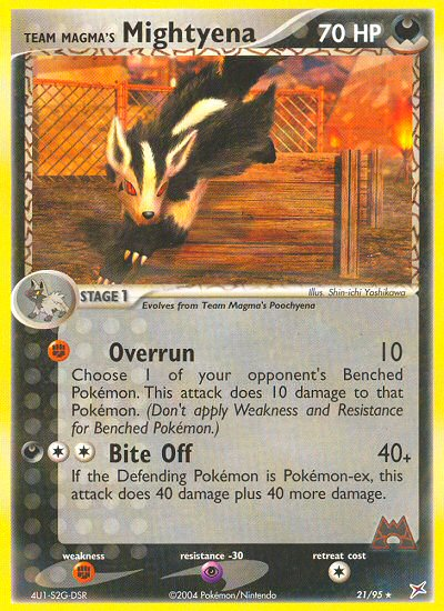 Team Magma's Mightyena (21/95) [EX: Team Magma vs Team Aqua] | GnG Games
