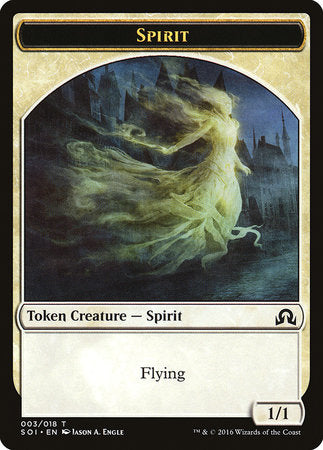 Spirit Token [Shadows over Innistrad Tokens] | GnG Games