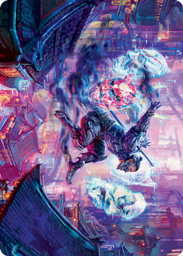 Thousand-Faced Shadow Art Card [Kamigawa: Neon Dynasty Art Series] | GnG Games